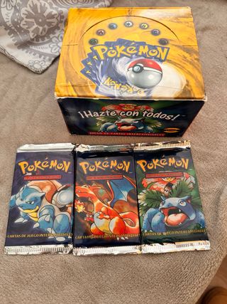 3 Sobres Pokémon Base Set