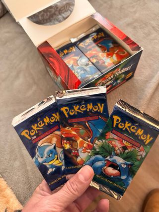 3 Sobres Pokémon Base Set