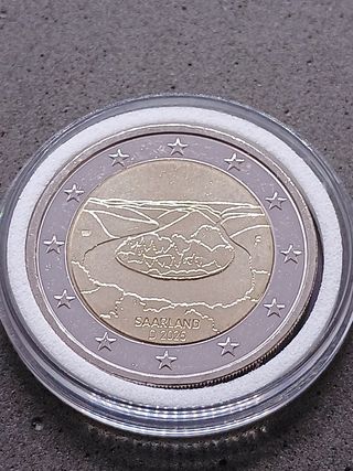 2€ commemorativo Germania 2025 Saarland