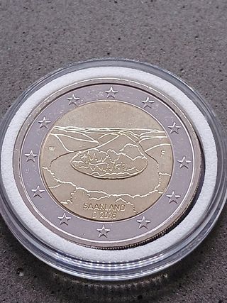 2€ commemorativo Germania 2025 Saarland