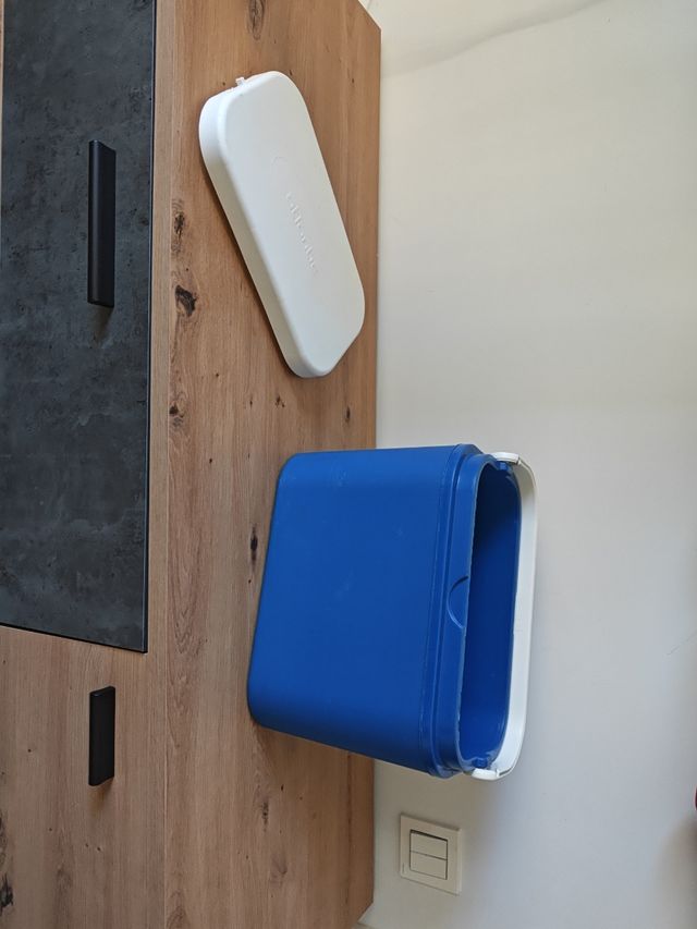 Nevera portátil azul