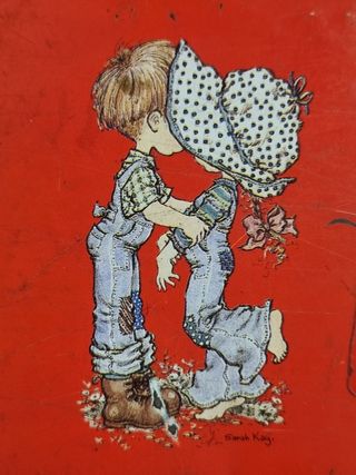 Scatola latta vintage Sarah Kay