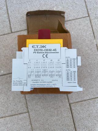 ET3K EKD16-DB32-4S Interruttore FV