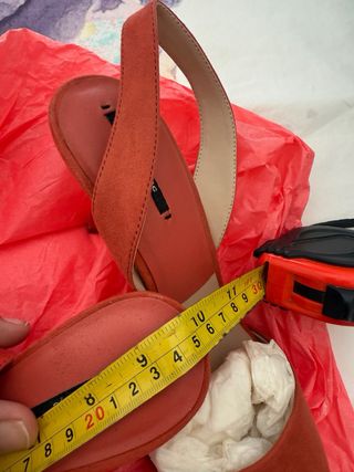 Zapatos Zara - Talla 40 color melocoton