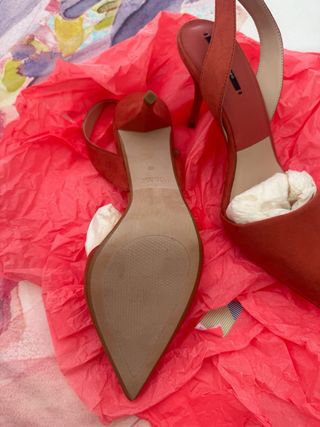 Zapatos Zara - Talla 40 color melocoton