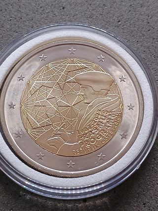 Moneta 2€ commemorativo Austria 2022 Erasmus