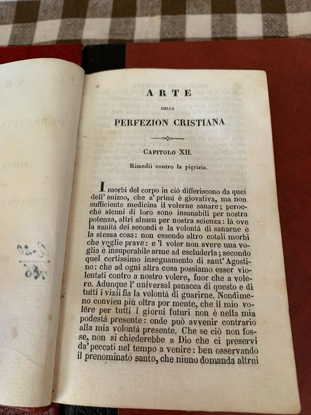 Libri antichi: Arte Perf. Cristiana e Raccolta di