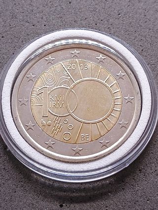 2€ commemorativo Belgio 2013. IRM