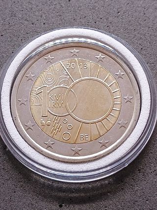 2€ commemorativo Belgio 2013. IRM