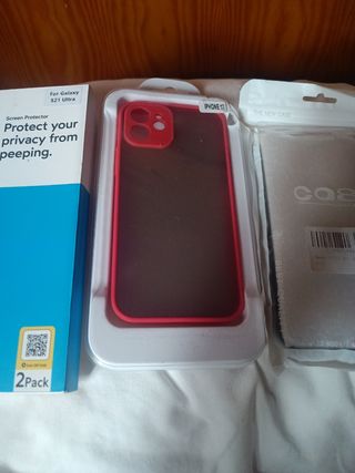 Fundas iPhone 12+ iPhone 15 Pro + protector panta