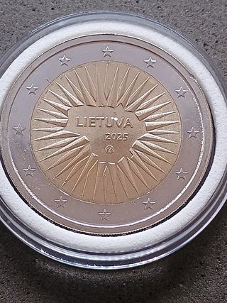 2€ Lituania 2025 - Commemorativo. Difesa Nazionale