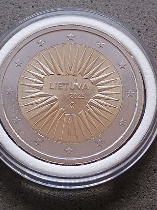 2€ Lituania 2025 - Commemorativo. Difesa Nazionale