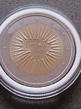 2€ Lituania 2025 - Commemorativo. Difesa Nazionale