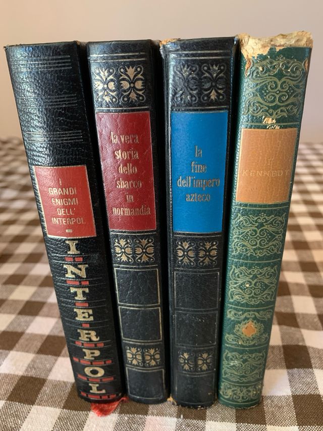 4 Libri Vintage: Interpol, Normandia, Aztechi, Ken
