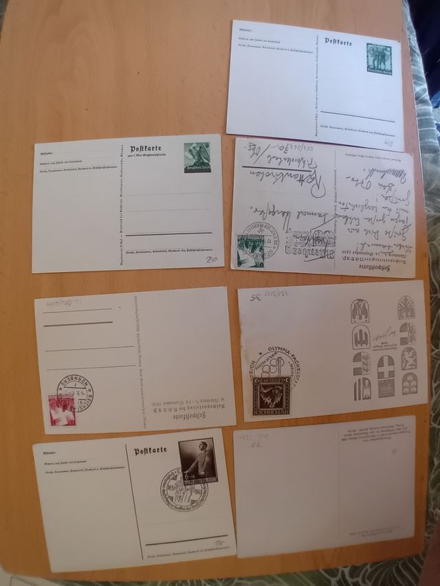 Postales Olimpiadas Berlín 1936