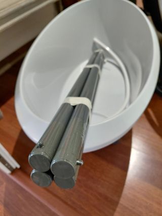 Bañera Bebé Luma Iron Blue - Soporte