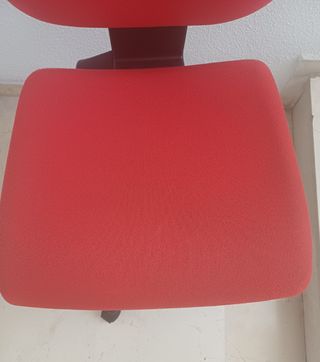 SILLA de ESCRITORIO GIRATORIA ROJA