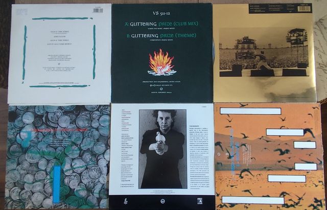 Vinilos Simple Minds: colección de 6 maxis 12''