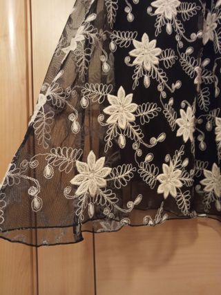 Vestido fiesta bordado