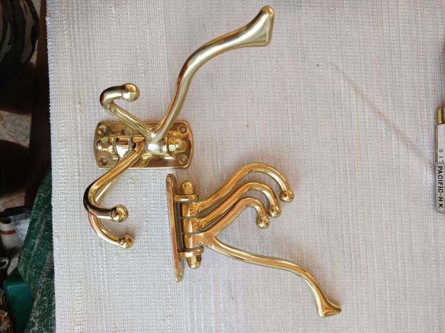 Appendiabiti Ottone  coppia