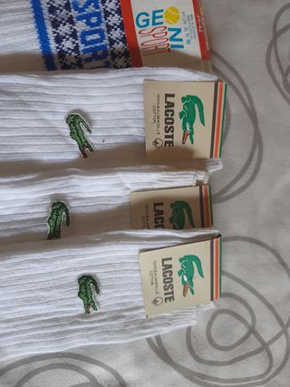 Calcetines Lacoste & Sinnel Blancos
