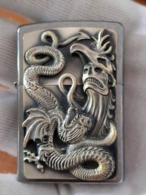 Zippo Dragón Serpiente - Nuevo