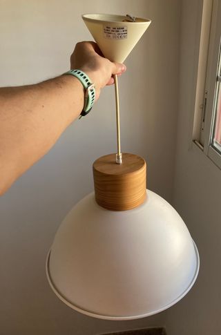 Lámpara techo Kiram E27 - Blanca