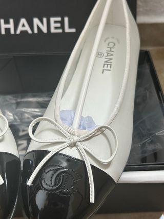 Bailarinas Chanel bicolor
