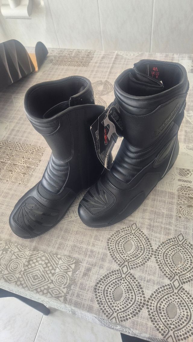 Botas moto piel - 41