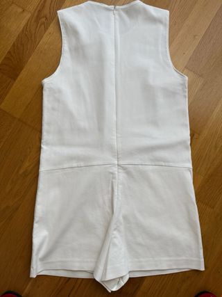 Vestido pantalón Zara blanco talla S Mujer 