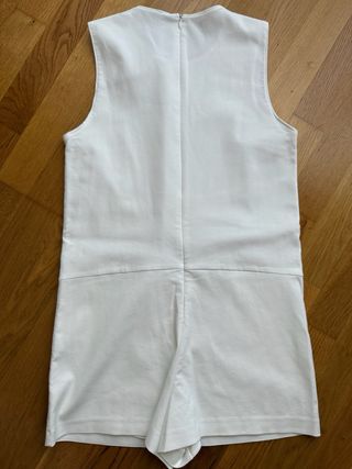 Vestido pantalón Zara blanco talla S Mujer 