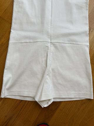 Vestido pantalón Zara blanco talla S Mujer 