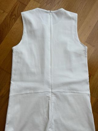 Vestido pantalón Zara blanco talla S Mujer 