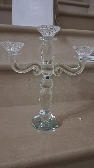 Candelabro cristallo 3 bracci