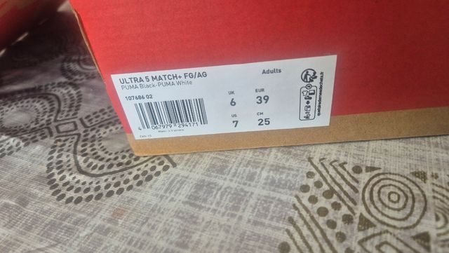 Botas fútbol Puma - Negras