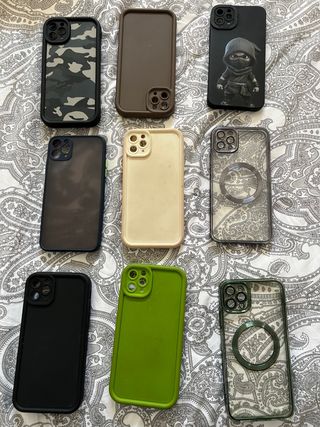 Fundas iPhone 11 Pro Max - 9 unidades