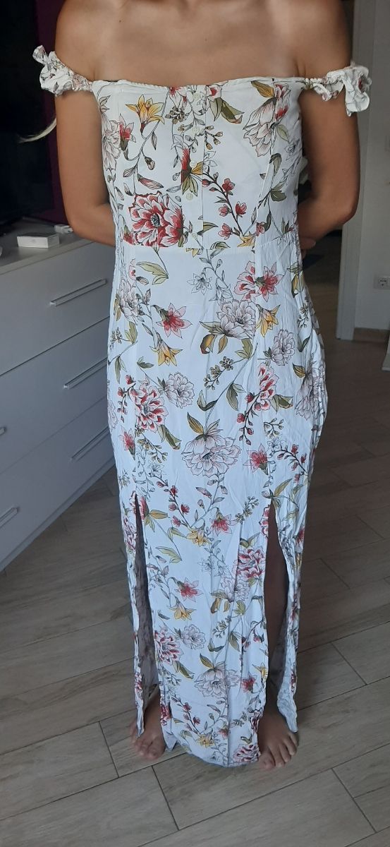 Vestito lungo Bershka floreale