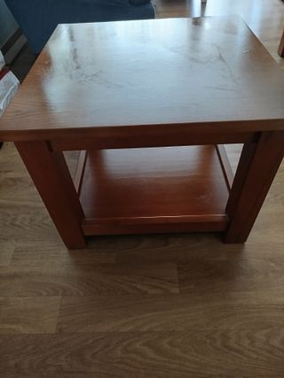 Mesa centro madera marrón