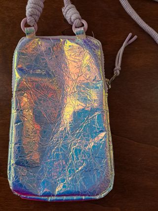 Custodia cellulare tracolla iridescente