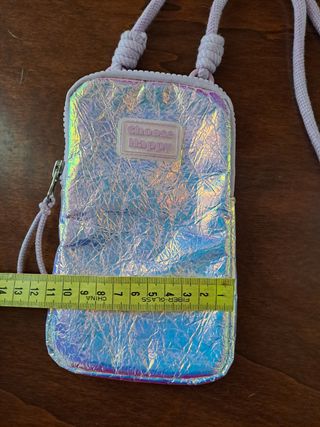Custodia cellulare tracolla iridescente