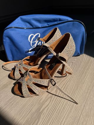 Zapatos baile Gautiers dorados