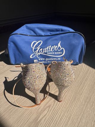 Zapatos baile Gautiers dorados
