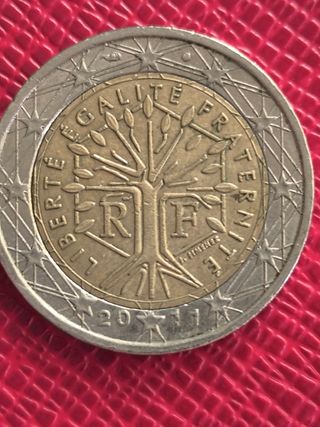 Moneda 2€ Francia Árbol de la Vida