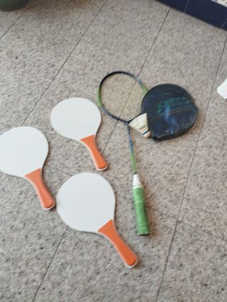 Raquetas: Ping Pong y Bádminton