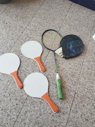 Raquetas: Ping Pong y Bádminton