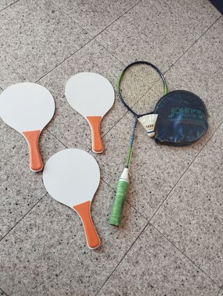 Raquetas: Ping Pong y Bádminton