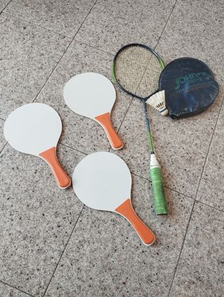 Raquetas: Ping Pong y Bádminton
