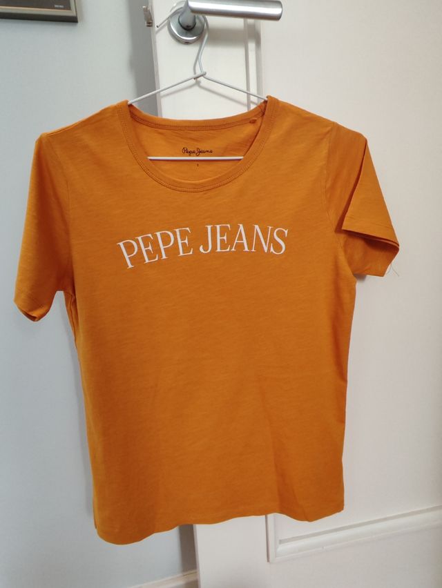 Camiseta Pepe Jeans mostaza talla S