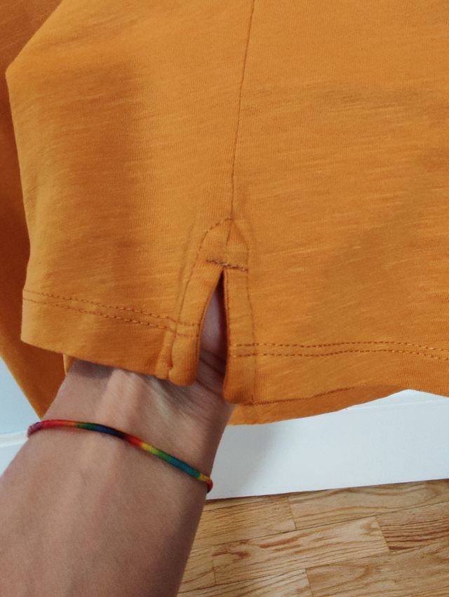 Camiseta Pepe Jeans mostaza talla S