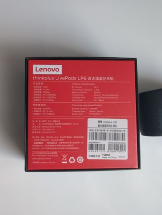 Auriculares Bluetooth Lenovo LP6